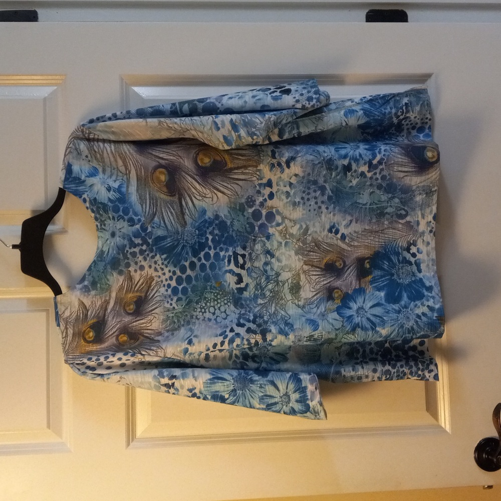 Blue Mood Top Size 3X - Picture 2 of 5